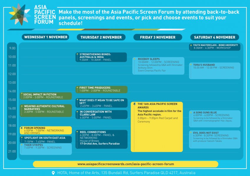 2023 Asia Pacific Screen Forum Asia Pacific Screen Awards